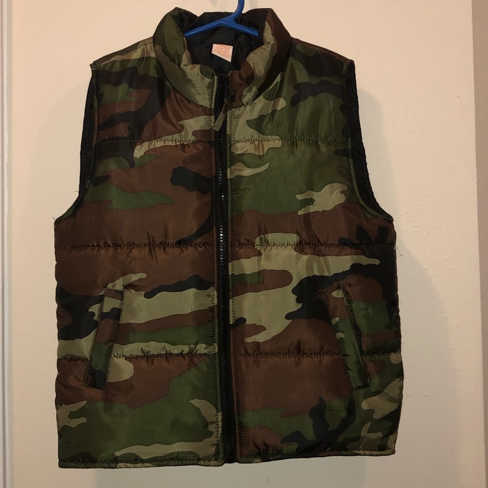 Open Trails Boys Camo Vest
